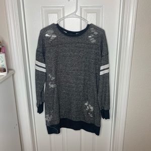 Long sweater shirt